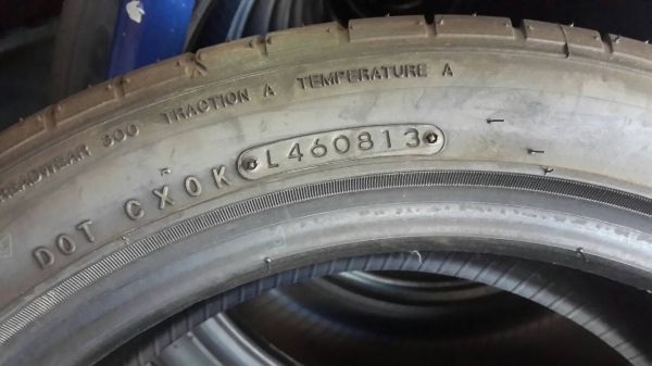 ยางใหม่ nitto ขอบ 17  215 45 17 ปี 13 สัปดาห์ที่ 08