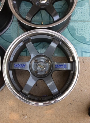 ขายล้อ TE37 ขอบ17  4/100  กว้าง7.5 ไหม่มากๆ สวยๆครับ ถูกๆ
