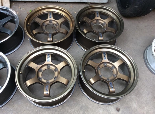 ขายล้อ TE37v ขอบ17 6รู ใส่กระบะ รถตู้ สวยๆ ถูกๆครับ