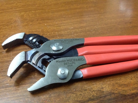 ขายคีมคอม้า คอเลื่อน Master Mechanic 7" 10" แพคคู่