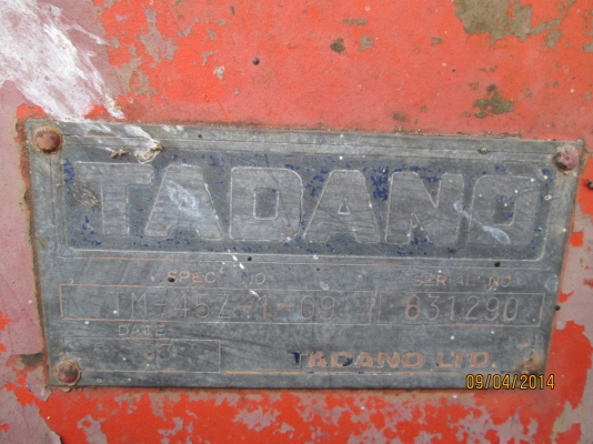 มี.2ตัว..เครนทานาโด้.4.5ตัน-4ปลอก-3ชัก..ท้องแบน..เก่าเก็บ.สภาพพร้อมใช้..ราคา250.000.บ...