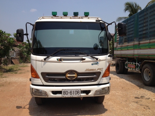 HINO MEGA FC ปี 50 เครื่อง175แรง ดั้ม6ตัน คุณเอ๋ 084-9311945