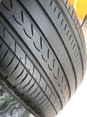 ขายยาง225/55/17 ปี 4111 YOKOHAMA ADVEN JAPAN 1 ชุด