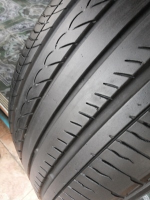 ขายยาง225/55/17 ปี 4111 YOKOHAMA ADVEN JAPAN 1 ชุด