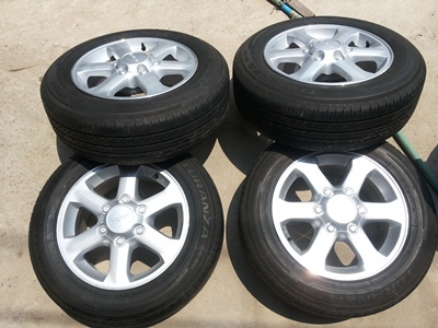 ขายล้อแม็กISUZU gold series 16 นิ้ว 6 ก้าน พร้อมยาง 1 ชุด ขายล้อแม็กISUZU gold series 16 นิ้ว 6 ก้าน พร้อมยาง 1 ชุด