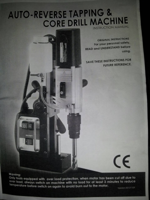 เครื่อง เจาะและ  tap แท่นแม่เหล็ก agp tp 2000 taiwan  auto reward