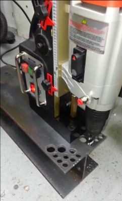 เครื่อง เจาะและ  tap แท่นแม่เหล็ก agp tp 2000 taiwan  auto reward