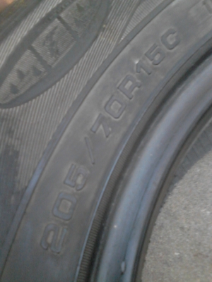 205/70R15 GOODYEAR DURASPORT มี 2 เส้น TEL.081-427-3941