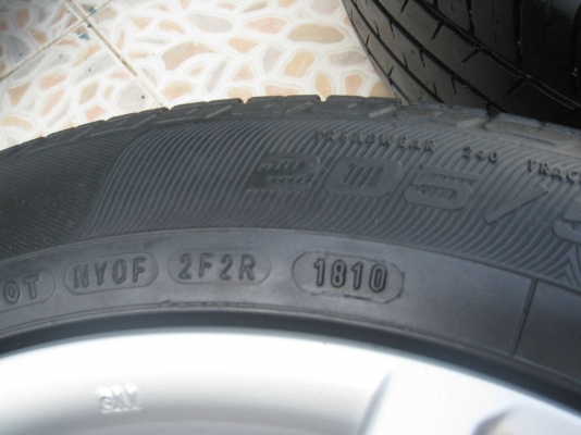 ขายล้อแม็กเดิม chevrolet sonic 16"x6" 4/100 et39 +ยาง(081-3747940)