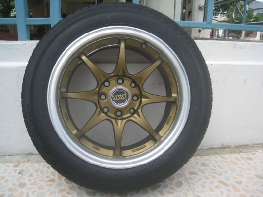 ขายล้อแม็ก CE28N 15"x7" 4/100 +ยางปี 09 (081-3747940 )