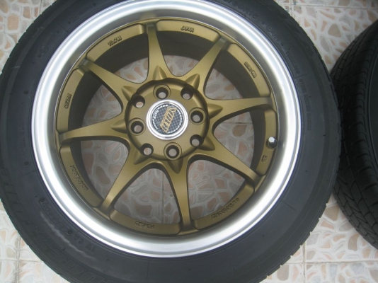 ขายล้อแม็ก CE28N 15"x7" 4/100 +ยางปี 09 (081-3747940 )