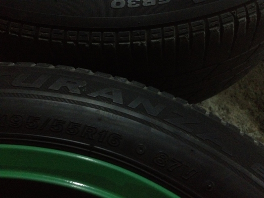 ขายแม็กซ์มือ2 16 Lenso 5 ก้าน 4 รู100+ยาง ราคา 8500บาท ราคาถูก