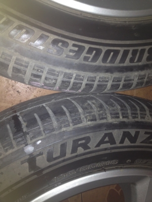 ขายแม็กซ์มือ2 ขอบ16 Misubishi 4/114 + ยาง ราคา 6,500 บ.ราคาถูก