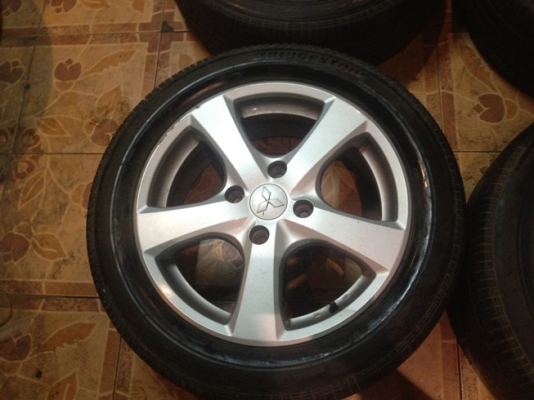 ขายแม็กซ์มือ2 ขอบ16 Misubishi 4/114 + ยาง ราคา 6,500 บ.ราคาถูก