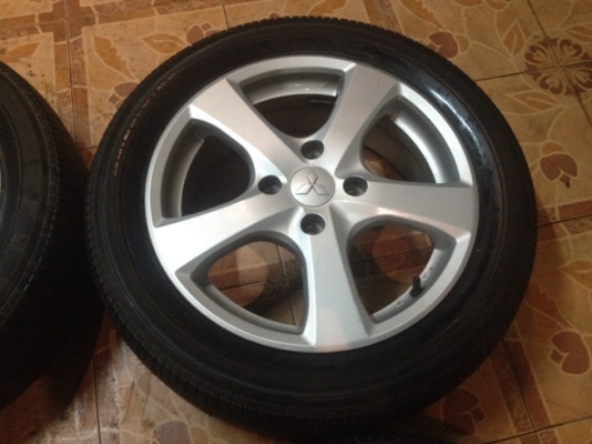 ขายแม็กซ์มือ2 ขอบ16 Misubishi 4/114 + ยาง ราคา 6,500 บ.ราคาถูก