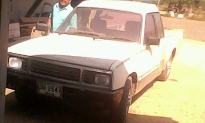 พีบี2500 เครื่อง 87 เครื่องดีครัดซีดี ทะเบียนขาดต้องจดใหม่ สีแตกรอบคันตอนครึ่ง ในหัวเก๋งมีผุใต้เบาะสองแทบพื้นกระบะหลังดี จดทะเบียนปี 31เกียร์ดี เฟืองท้ายไม่ดัง ขับพอได้ ยังอยู่ในสภาพที่สมบูรณ์ 65000