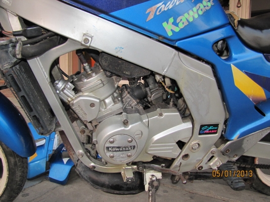 ขาย kawasaki serpico 150 ทะเบียน/เครื่องดี(ดูคลิ๊ป)6,900บาท.