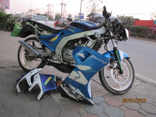 ขาย kawasaki serpico 150 ทะเบียน/เครื่องดี(ดูคลิ๊ป)6,900บาท.