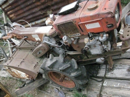 ขายตามสภาพ-รถไถนาเดินตาม/พรวนดิน YANMAR เครื่องยนต์ดีเซล 8 แรง มือสองตรงจากญี่ปุ่น