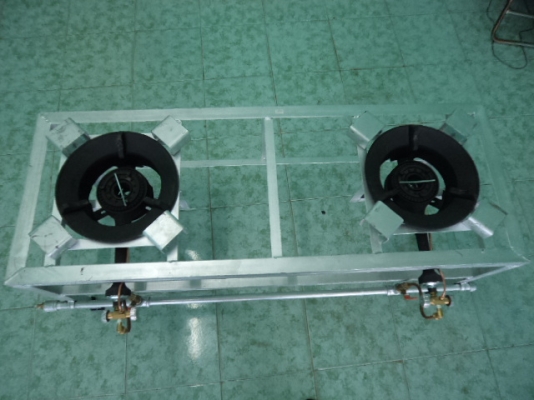 ขายเตาแก๊สKB5 หัวคู่ แบบเหล็กหนาแข็งแรงสำหรับหม้อใหญ่ๆ