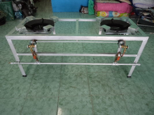 ขายเตาแก๊สKB5 หัวคู่ แบบเหล็กหนาแข็งแรงสำหรับหม้อใหญ่ๆ