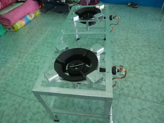 ขายเตาแก๊สKB5 หัวคู่ แบบเหล็กหนาแข็งแรงสำหรับหม้อใหญ่ๆ