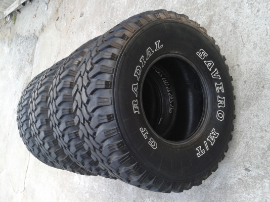ขายยาง Mud GT 33x12.5R15 ปี 10 สภาพสวยพร้อมใช้งาน ขายยาง Mud GT 33x12.5R15 ปี 10 สภาพสวยพร้อมใช้งาน