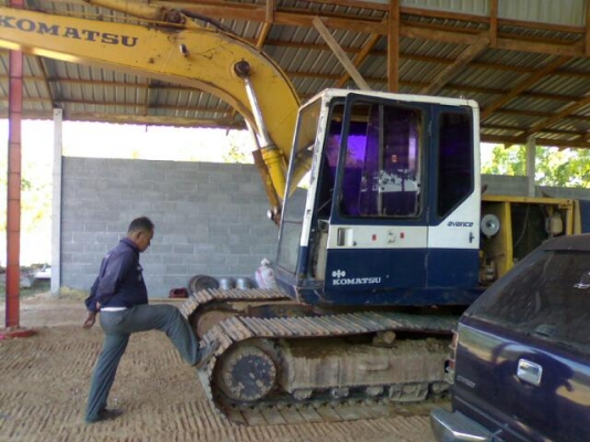 PC120-5 เอกสารซื้อขาย โซ่ดี เอวดี เครื่องแน่น