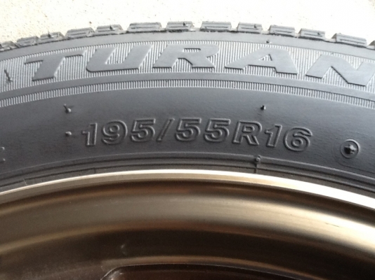 ขายล้อ TE38 4รู100 ขอบ16 พร้อมยาง