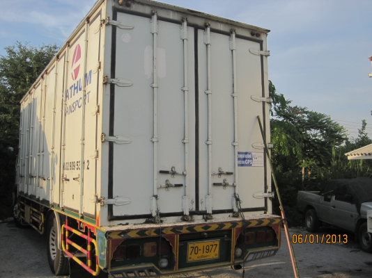 ขายรถบรรทุก6ล้อตู้แห้ง10บาน HINO MEGA 212 HP ปี47วางหัว สมอเงิน ใหม่ รถห้างแท้