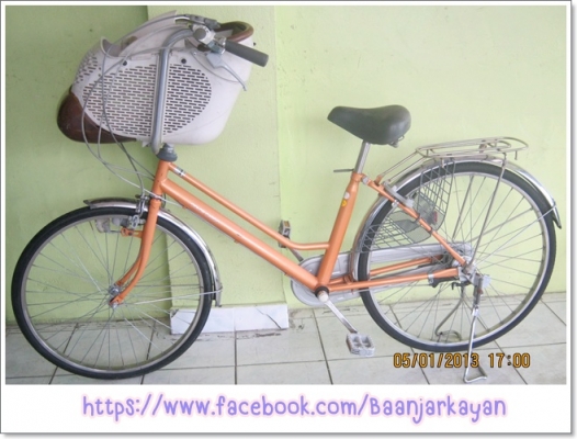 จักรยานแม่บ้าน ตระกร้าเด็ก 3 เกียร์ดุมคะ