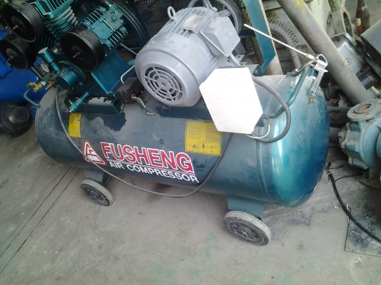 ปั๊มลม ฟูเช็ง มือสอง 5แรง ขนาดความจุถัง 320 ลิตร ไฟ 3 เฟส รับประกัน6เดือน