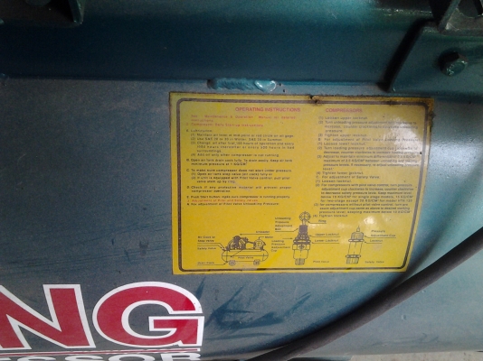 ปั๊มลม ฟูเช็ง มือสอง 5แรง ขนาดความจุถัง 320 ลิตร ไฟ 3 เฟส รับประกัน6เดือน