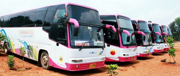 ขายรถบัสแอร์ 6 ล้อ 4 คัน
