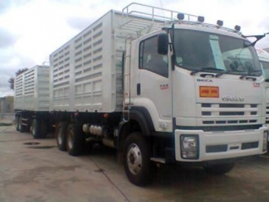 ขาวดาวน์ รถบรรทุก 22 ล้อ พ่วงแม่-ลูกดั๊มพ์ ยี่ห้อ ISUZU DEGA FXZ 360 แรงม้า  ปี 2558  *จะวางดาวน์ 580,000 บาท ก็ได้*