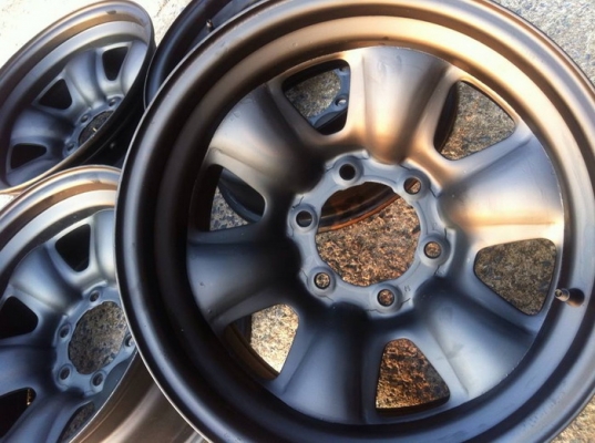 ขายกะทะเหล็ก ขอบ16 ออฟเซทลบ -30  ใส่ 6รู /139.7