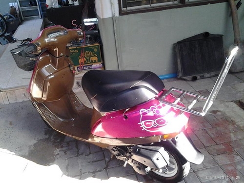 ขายรถป๊อบ HONDA สีชมพู ราคาถูกๆค่ะ