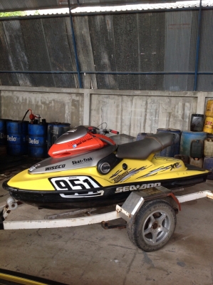 ขายSeadoo 951 ราคา75000บาทพร้อมเทรลเลอ เรืออยู่ จ.สมุทรสงคราม ต.แม่กลอง โทร 0811948225