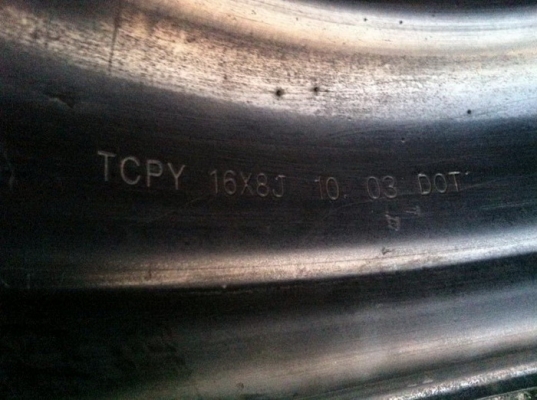 ขายกะทะเหล็กลาย Rock ขอบ16" x 8" ออฟลบ -30  ใส่ 6รู /139.7