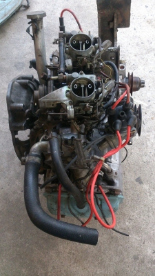 ขายเครื่องยนต์ subaru1600 คาร์บูคู่