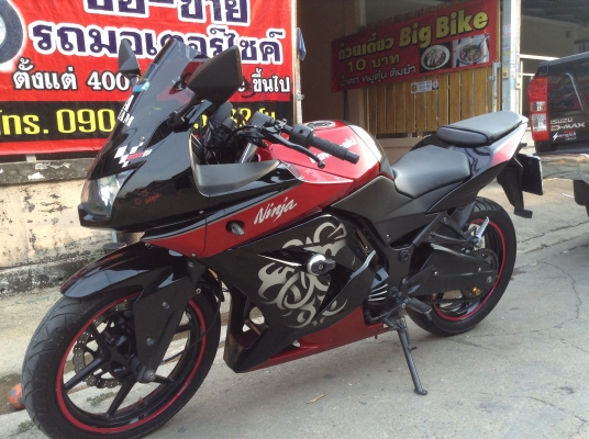 จาก89,000 ปรับเหลือ75,500 บาท ninja250 ปี2010