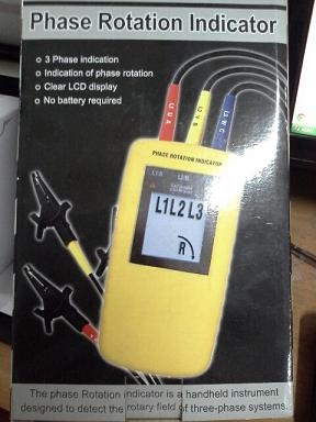 phase rotation indicator