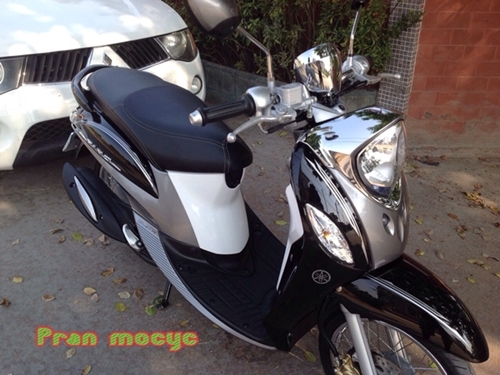 ขายyamaha fino fi สีดำเทาขาว  ปี2013