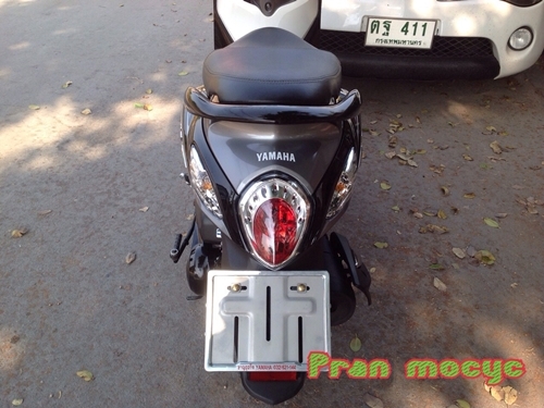 ขายyamaha fino fi สีดำเทาขาว  ปี2013