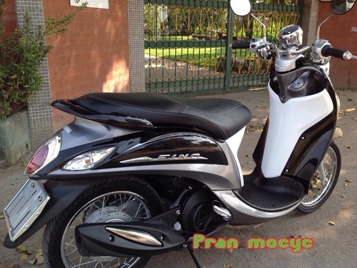 ขายyamaha fino fi สีดำเทาขาว  ปี2013