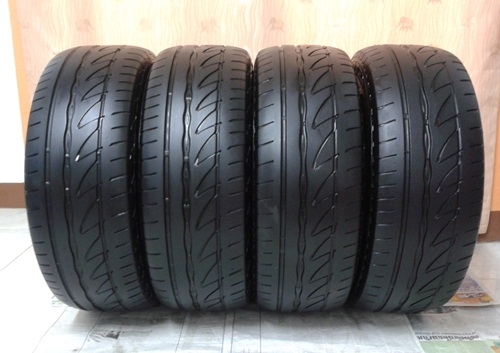 ยางซิ่ง,195/55R15 Bridgestone RE002 ปี12 สี่เส้น 4,500