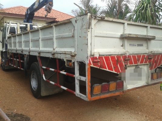 ขาย1,150,000รถบรรทุกหกล้อlsuzu 195 ติดเครน 5 ตัน 3 ปอก  ท้องวี รถห้างแท้ 081-2995537 K.อู้ด