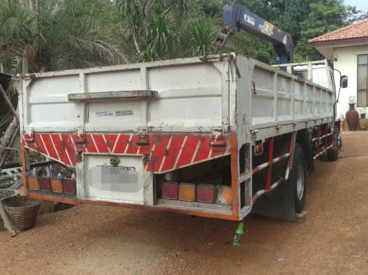 ขาย1,150,000รถบรรทุกหกล้อlsuzu 195 ติดเครน 5 ตัน 3 ปอก  ท้องวี รถห้างแท้ 081-2995537 K.อู้ด