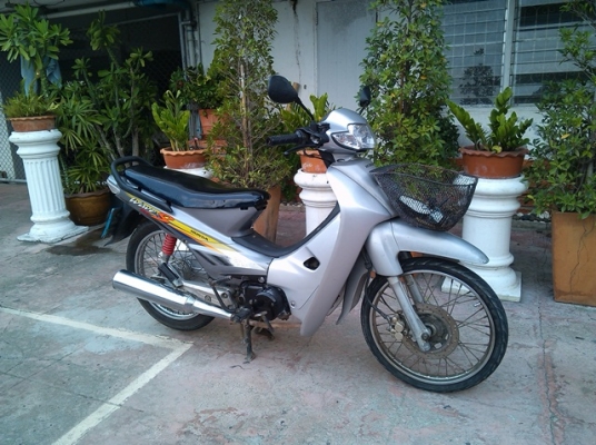 wave100s สีเทา ทะเบียน 73 เครื่องดี