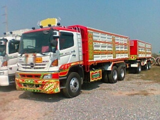 ขายดาวน์ รถบรรทุก 22 ล้อ พ่วงแม่-ลูกดั๊มพ์ ยี่ห้อ HINO MEGA FM1A  344 แรงม้า ปี 2558       *จะวางดาวน์ 600,000 บาท ก็ได้*